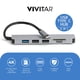 thumbnail image 2 of Hub Usb C 6en1 Hdmi 4k Sd Microsd 3 Puertos, 2 of 3