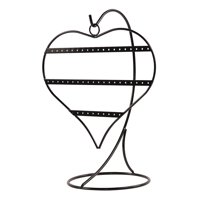 Ioensy - Expositor De Pendientes Resistente, Soporte Para Vitrina, Tocador O Accesorio De Fotos, Color Negro