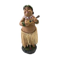 Magideal - Figuras Coleccionables De Recuerdo Hawaiano De Muñeca Hawaiana Posando Para Niña Hawaiana Para Decoración Del Hogar Del Conductor Boda De 6,30