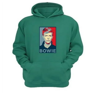 Genérico - Polerón Canguro Bowie Verde Aguamarina Talla Xs Unisex
