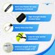 thumbnail image 4 of Bungee SandShark Premium Anchor de 7 a 14 pies de Dock Line, color negro, 4 of 7