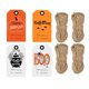 thumbnail image 3 of 400 Etiquetas De Papel De Halloween, Tarjetas Estampadas, Fiesta, Boda, Caja De Regalos, 3 of 5