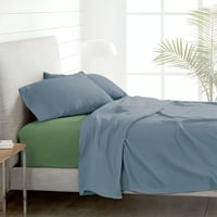 Sábanas Polar Lisa Composé 1.5 Plazas / Azul-Verde – Doral