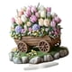 thumbnail image 3 of Decoración De Carrito De Flores 2D, Adorno De Escritorio Plano Para Estantería, Mesa De Estudio, 3 of 5