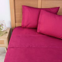 Mashini - Sábana 144 H Colores Lisos King Fucsia
