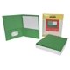 thumbnail image 5 of Carpetas escolares School Smart de 2 bolsillos verdes paquete de 25, 5 of 9