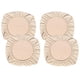 thumbnail image 2 of 4 piezas jacquard poliéster estiramiento boda cena silla asiento cubierta beige_m, 2 of 6