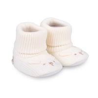 Pillin - Cover Shoes Pantufla Recién Nacido Unisex Tejida Crudo