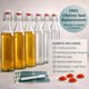 thumbnail image 3 of Otis Classic Clear Swing Top Glass Bottles, Plastic Caps, Set de 6, 3 of 3