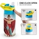 thumbnail image 4 of Nacho Libre Botella de Agua con Tapa Pop Top de Un Toque, Acero Inoxidable, a Prueba de Fugas, para Deportes, Botella Infantil azul 12 oz, 4 of 6