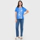 thumbnail image 4 of Polera Mujer Print Boho Celeste Corona, 4 of 5