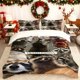 thumbnail image 1 of Featuring a Raccoon Creative Collage This Printed Duvet Cover Set Includes a Duvet Cover And Two Pillowcases It Is Soft And Comfortable Perfect for Use in Famil, 1 of 1