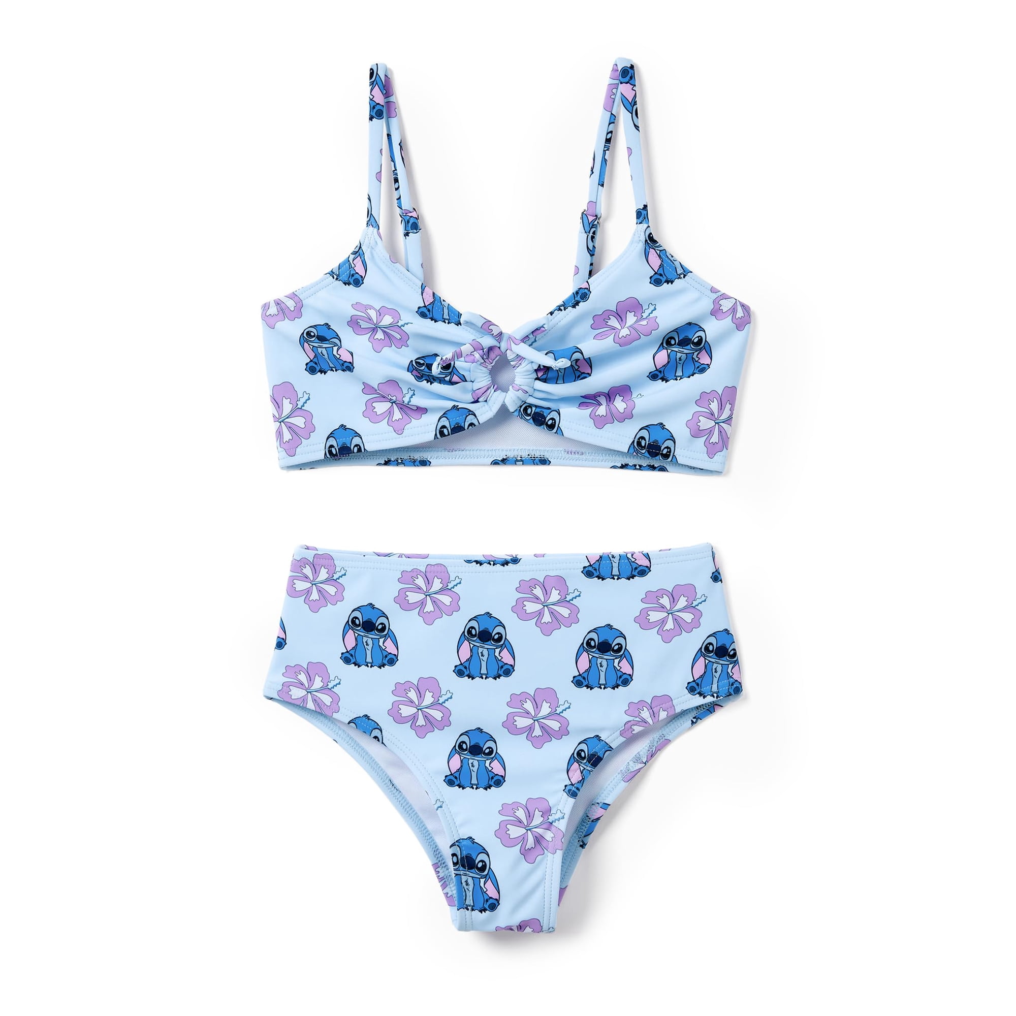 Traje De Baño Disney Stitch De 2 Piezas Para Bebés Y Niñas