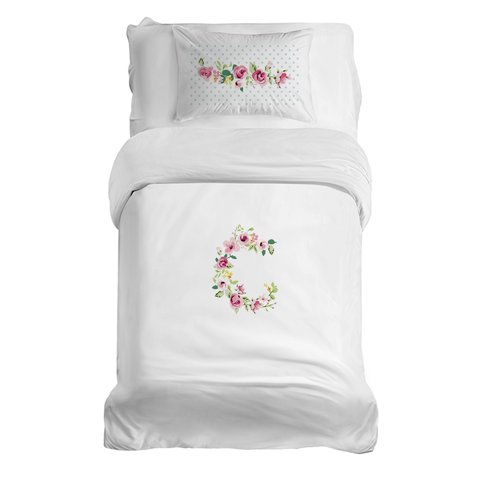 Tuyo Print - Cubreplumón Transición Letras Vintage C