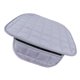 thumbnail image 2 of Cojín Universal Delantero Y Trasero De La Cubierta Del Asiento Del Coche De La Fila Cuadrada Gris, 2 of 5