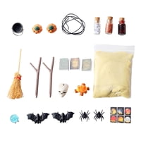 Magideal - Kit De Miniaturas De Navidad, Juego De Miniadornos De Micropaisaje De Navidad Para Bricolaje Accesorios De Jardín De Hadas Decoración De Casa De Muñec