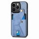 thumbnail image 2 of Funda Resistente para iPhone 13 Pro con Tarjetero y Soporte, Diseño Magnético Azul, 2 of 5
