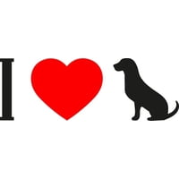 Rienda Libre Graphics - Decomural I Love Dogs Pet Animals Ws-45650