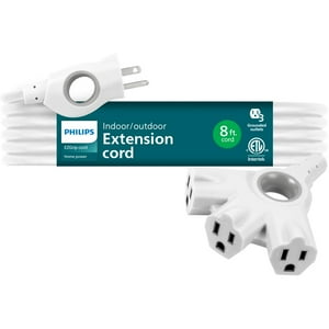 Cable De Extensión Philips Ezgrip Spc3183Ezt1/37 8 Pies 16 Awg