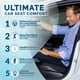 thumbnail image 2 of Cojín para asiento de coche ComfiLife Premium Wedge Foam, negro, 2 of 7