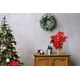 thumbnail image 2 of Pack 6 Flores Navideña De Navidad Rojas Dorado Lisa, 2 of 3
