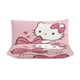 thumbnail image 5 of Cartoon Hello Kitty Bowknot Heart Girl Room Decor Size Bedding Set for Kids 3 Piece Bedding with 1 Flat Sheet And 2 Pillowcases Twin, 5 of 5