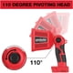 thumbnail image 3 of Linterna de 18W para Milwaukee M18 Batería de Ion de Litio de 18V, Reflector de Linterna de 1250LM con Puerto USB, Herramienta de Luz para el Lugar de Trabajo con Cabeza Pivotante de 110 Grados Lu..., 3 of 6