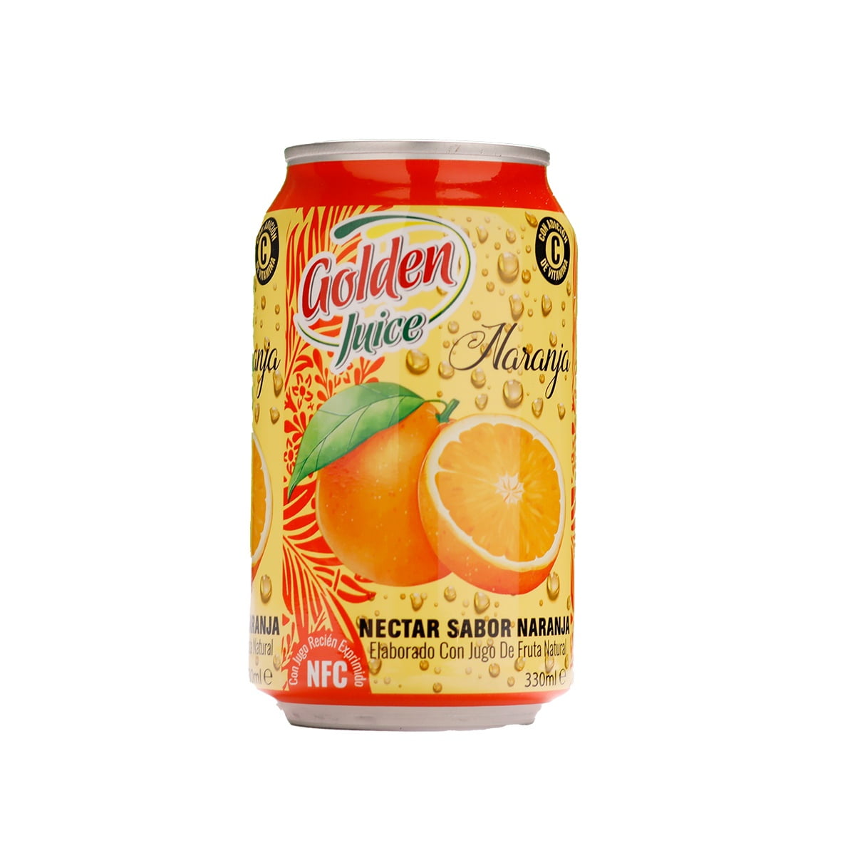 Pack 24 Unidades Golden Juice Nectar Sabor Naranja 330ml