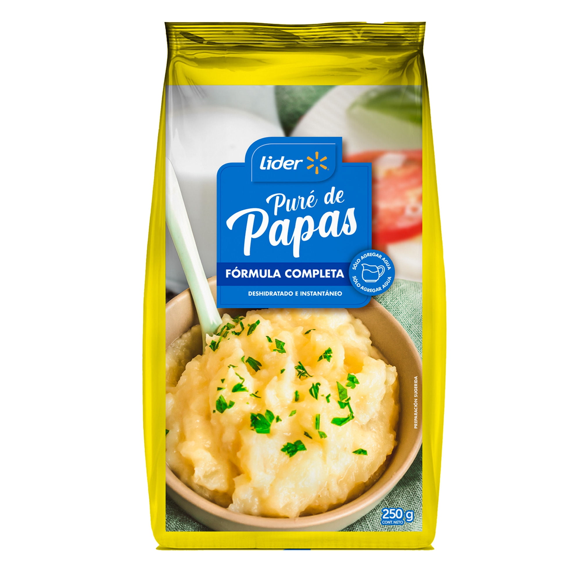 Puré De Papas Instantáneo Con Leche 250 g Lider