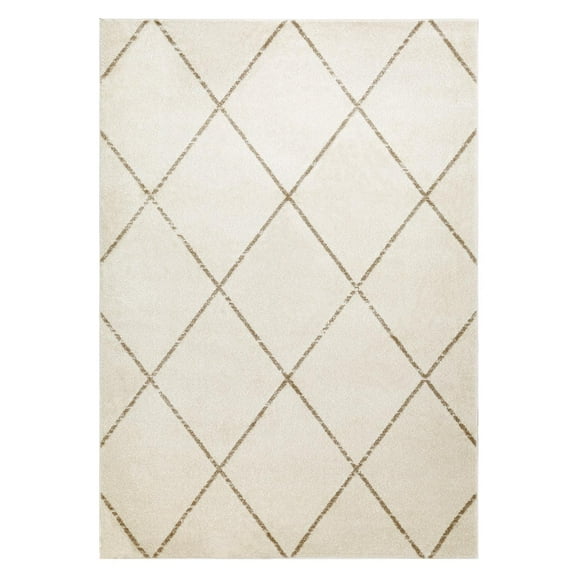 Alfombra Florida Beige 120 x 180 cm