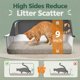 thumbnail image 3 of FURTIME Stainless Steel Litter Box with Lid, High Sided Metal, 3 of 3