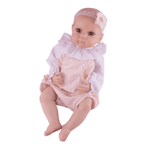 Otuti - Muñeca Bebe Reborn Juguete Realista 55Cm Con Accesorios Rosa