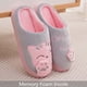 thumbnail image 3 of Pantuflas de gato de la suerte de dibujos animados, pantuflas de algodón para el hogar de invierno, pantuflas cálidas antideslizantes de suela gruesa, adecuadas para zapatos de casa, interiores y, 3 of 8