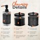 thumbnail image 3 of Set de accesorios de baño Autumn Alley Farmhouse Matte Black, 3 of 9
