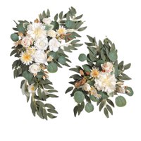 Bothyi - 2X Guirnalda De Simulación De Corona Artificial De Adorno De Bricolaje Para El Estilo Decorado De Vacaciones C