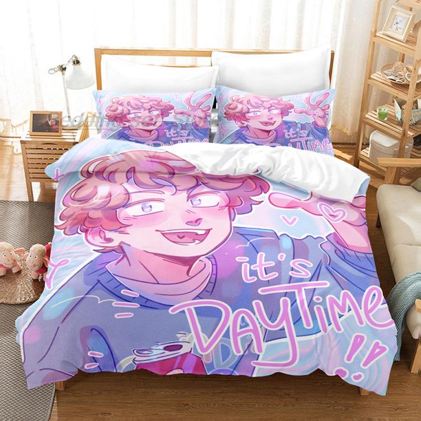 Tommyinnit Sunday Club Bedding Set Bed Set Aldult Kid Bedroom Duvetcover Sets cama