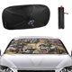 thumbnail image 1 of Black Clover Sombrilla Solar para Auto - Protector de Parabrisas Plegable | Cortina Solar Delantero | Bloqueo UV y Aislamiento de Calor 133x73cm, 1 of 6