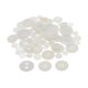 thumbnail image 2 of 1 Paquete De Botones Redondos De Resina Botones Decorativos Costura Artesanal Blanco, 2 of 5