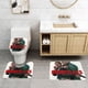 thumbnail image 2 of Juego de Alfombras de Baño de Terciopelo Coral 3 Piezas, 2 of 6