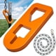 thumbnail image 1 of Placa extractora de postes T Wenses de acero resistente con cadena, 1 of 6