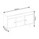 thumbnail image 4 of Rack Natural Eva 2 Puertas 55 Pulgadas, 4 of 5