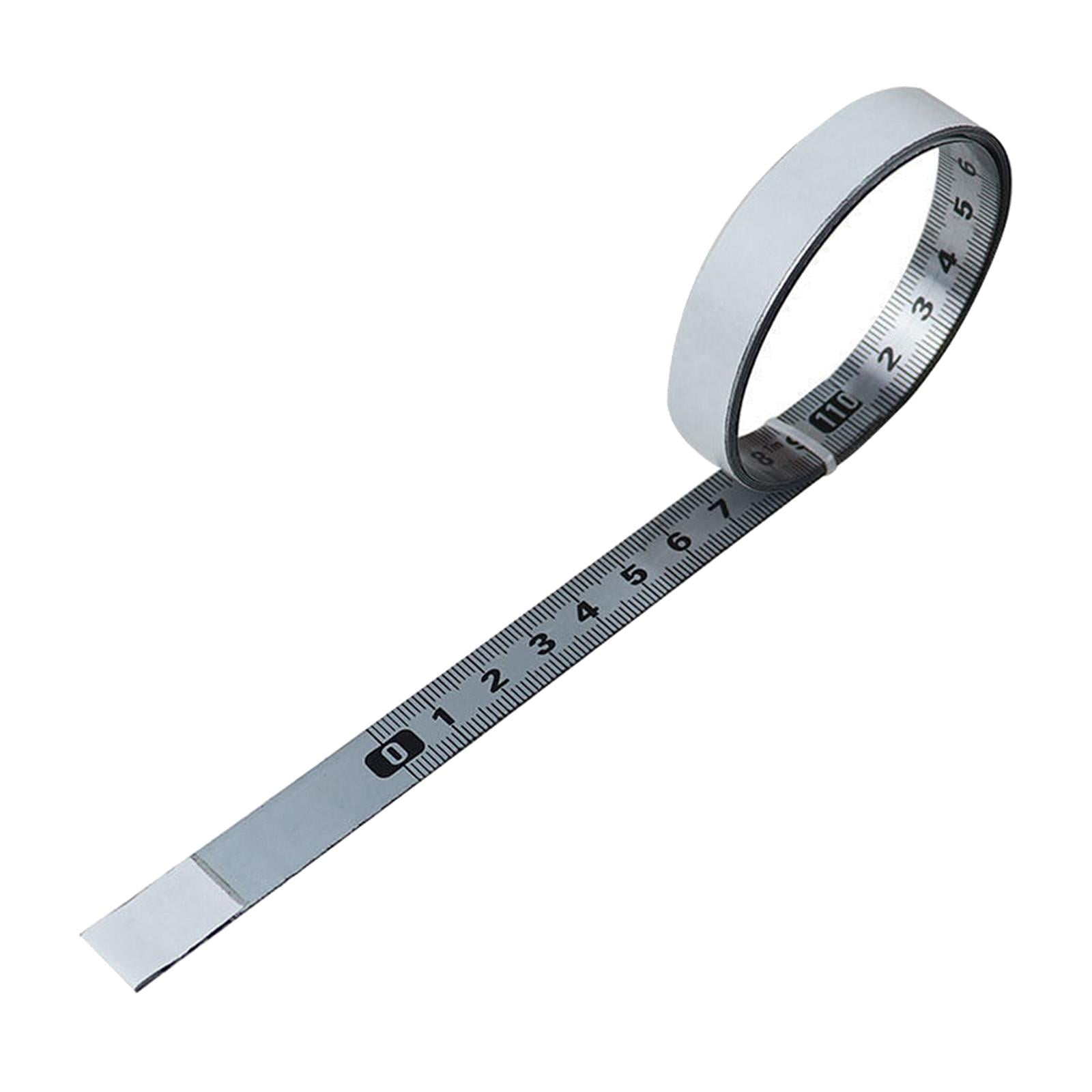 Magideal - Cintas De Medición De Medición De Medidas Autoadhesivas, Regla De Escala Métrica Para De Trabajo De Carpintería De Mesa De Dibujo De Izquierda A Derecha 4m