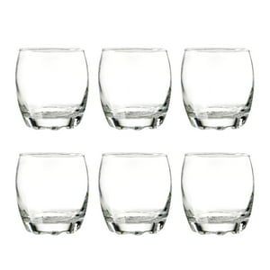 Cristar - Set 6 Vasos Bajos Modelo Napoles 290Cc Jugos Tragos Bebida