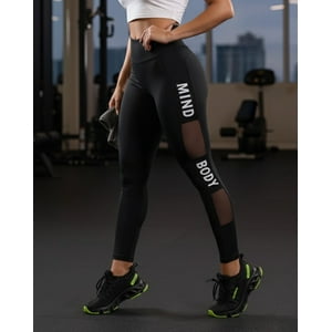 Flix Spa - Calza Deportiva Mujer Tiro Alto Push Up Moldeadora Minbody