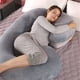 thumbnail image 3 of Funda de almohada para embarazadas, funda de almohada lumbar lateral multifuncional tipo C, 3 of 6