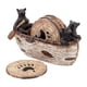 thumbnail image 2 of Juego de posavasos de madera con soporte para posavasos, posavasos decorativos, decoración del hogar, mantel individual, figura de estatua de oso para, 2 of 5