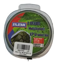 Silstar - Nylon Verde 0,32Mm Multifilamento 8Heb 150Mts Restenci26,6Kg