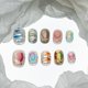 thumbnail image 1 of Uñas Postizas Sun&Beam Nails Redondas Cortas Rosa Menta, 1 of 6