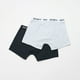 thumbnail image 2 of Boxer Hombre Liso Negro/Gris Corona, 2 of 4