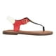 thumbnail image 2 of Sandalia Tommy Hilfiger Bennia para mujer, color rojo, talla 8.5, 2 of 3